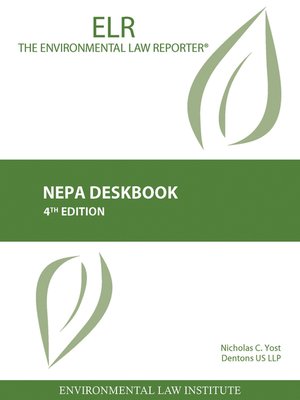 cover image of NEPA Deskbook